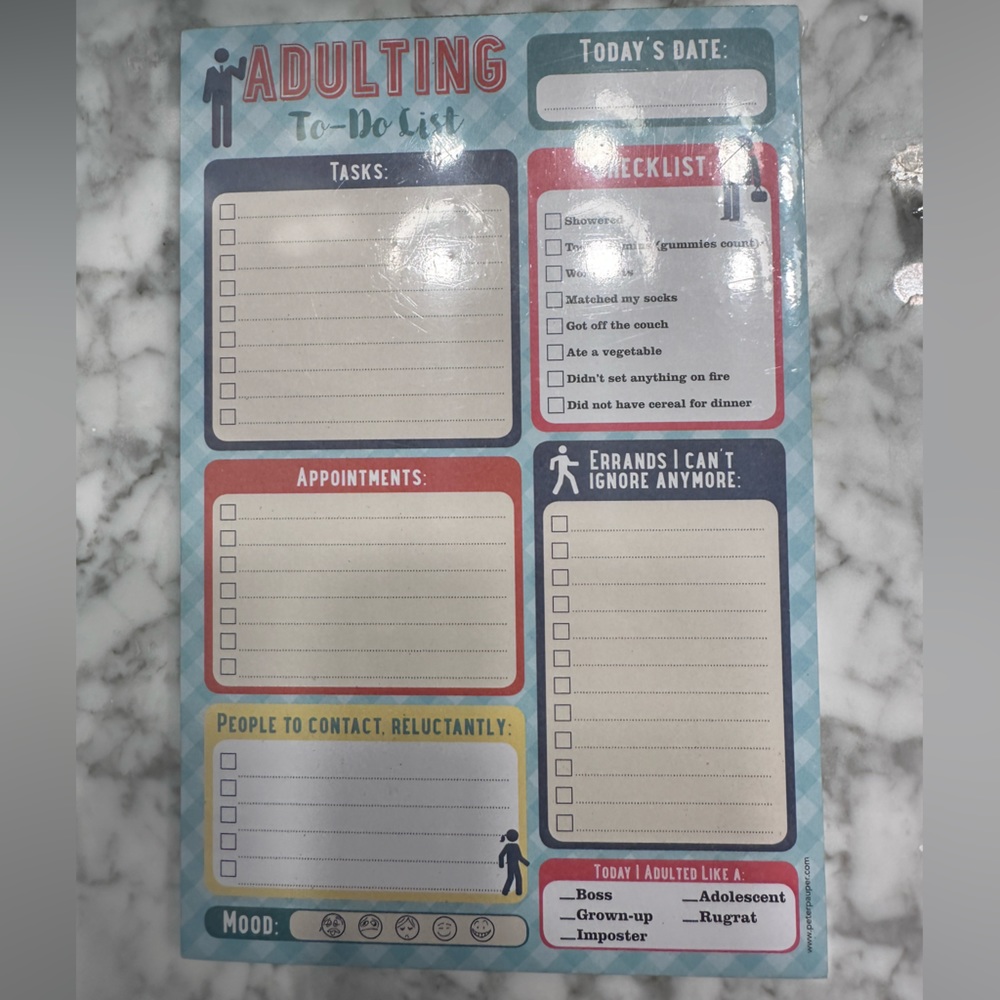 5/$25 To Do list cute and funny